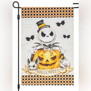 Halloween Jack Skellington fall decor Garden Flag, Nightmare Before Christmas